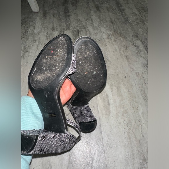 G by Guess silver dressy heels - Picture 8 of 12